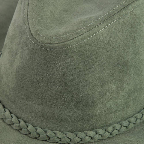 Wide Brim Braided Tassel Fedora Hat: MV