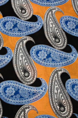 Paisley Print Oblong Scarf: SL