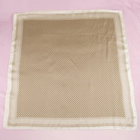 Square Polka Dot Pattern Scarf: BK