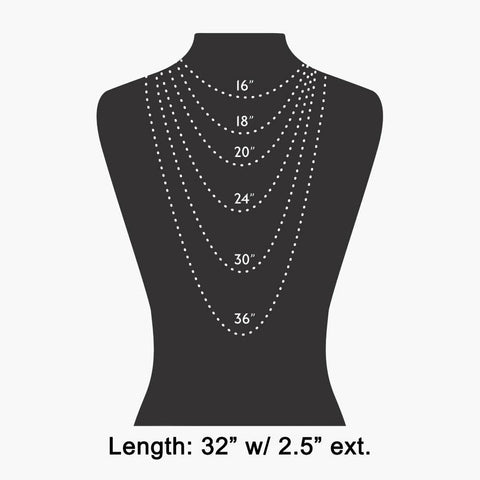 Long Pearl & Paperclip Chain Necklace: GDCRM